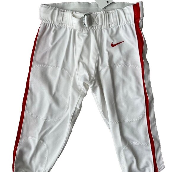 Nike Other - Nike Vapor Pro White Red Football Pants CI3771-109 ( L )